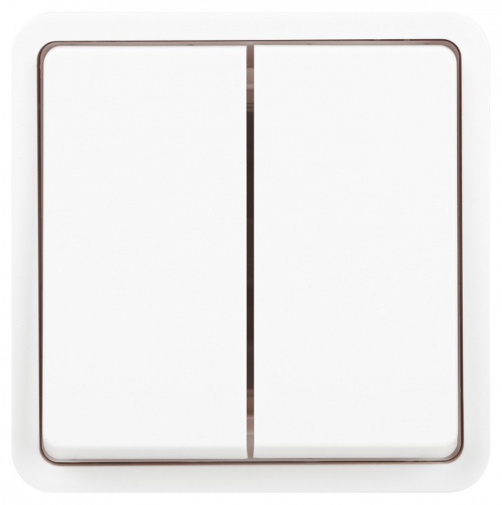 Выключатель двухклавишный Эра Эра Эксперт 11-1524-01