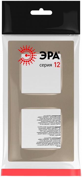 Рамка на 2 поста Эра Эра 12 12-5202-04