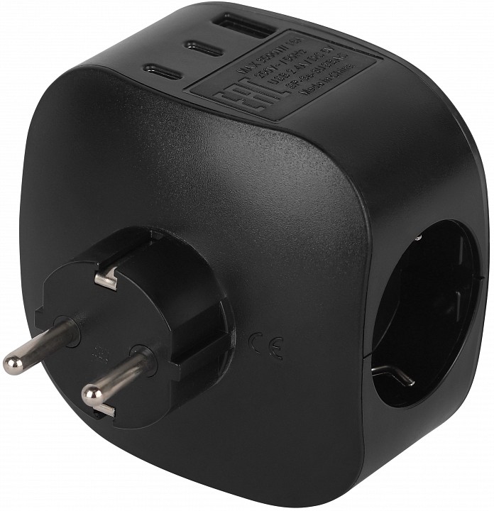 Разветвитель Эра  SP-3e-3USBAC-B