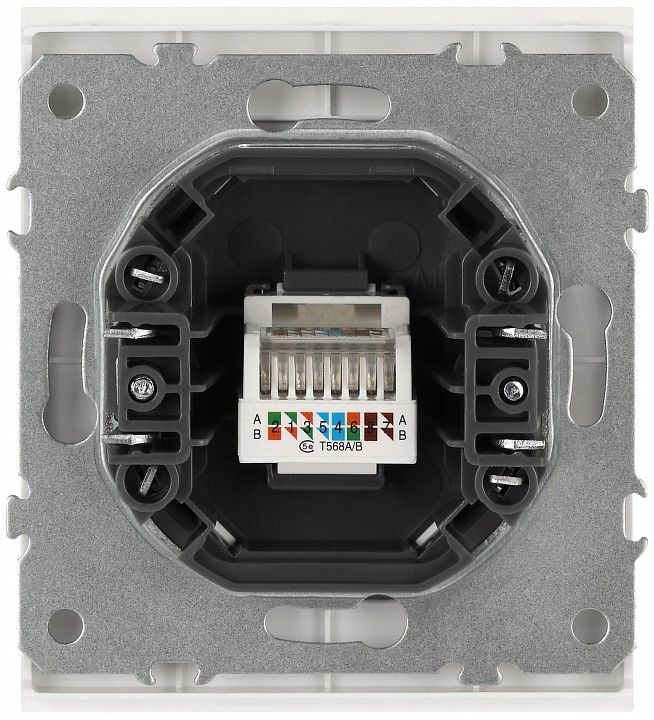 Розетка Ethernet RJ-45 без рамки Эра Arktik Б0070481