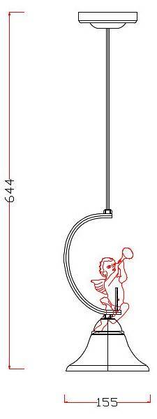 Подвесной светильник Escada Angel 10169/1S