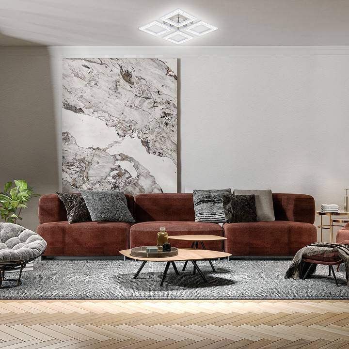 Люстра потолочная светодиодная Escada Aquarius 10287/4LED