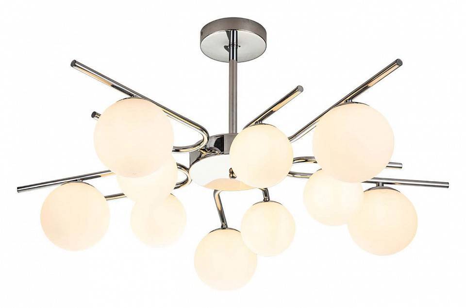 Люстра на штанге Escada Sphere 642/10P Silver