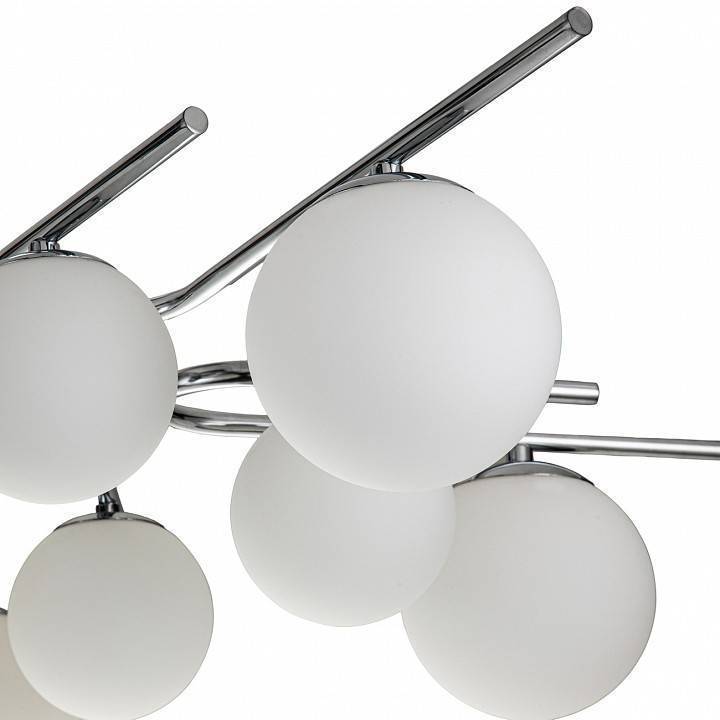 Люстра на штанге Escada Sphere 642/10P Silver