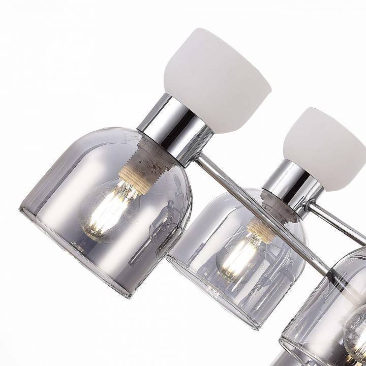 Люстра на штанге EVOLUCE Vento 6 ламп SLE1045-102-06