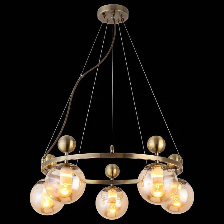 Подвесной светильник Evoluce Pechio 5 ламп SLE106303-05