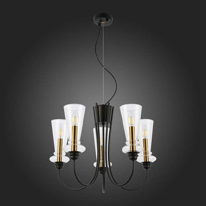 Подвесная люстра EVOLUCE Rammo 5 ламп SLE112403-05