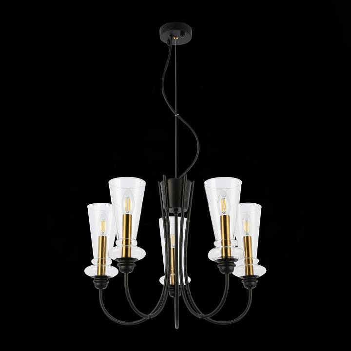 Подвесная люстра EVOLUCE Rammo 5 ламп SLE112403-05