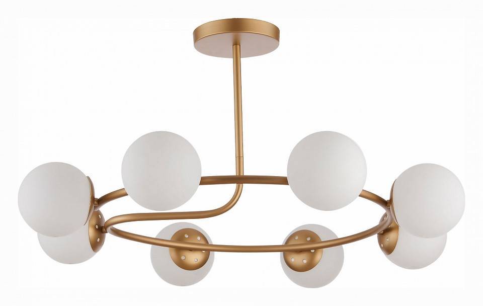 Люстра на штанге EVOLUCE Calabria 8 ламп SLE220602-08