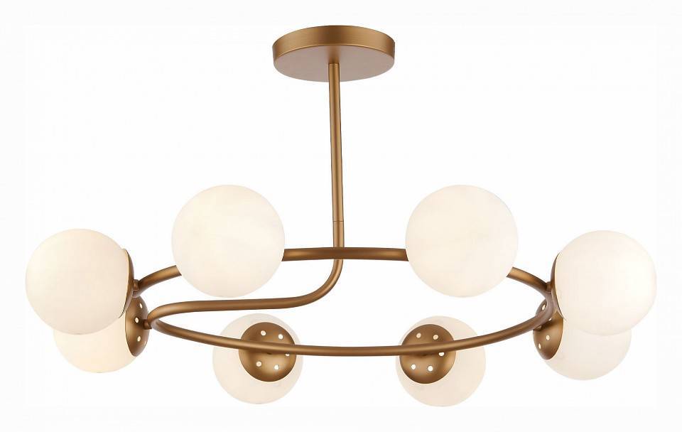 Люстра на штанге EVOLUCE Calabria 8 ламп SLE220602-08