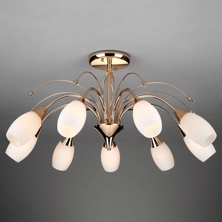 Люстра на штанге Eurosvet Ginevra золото 22080/9