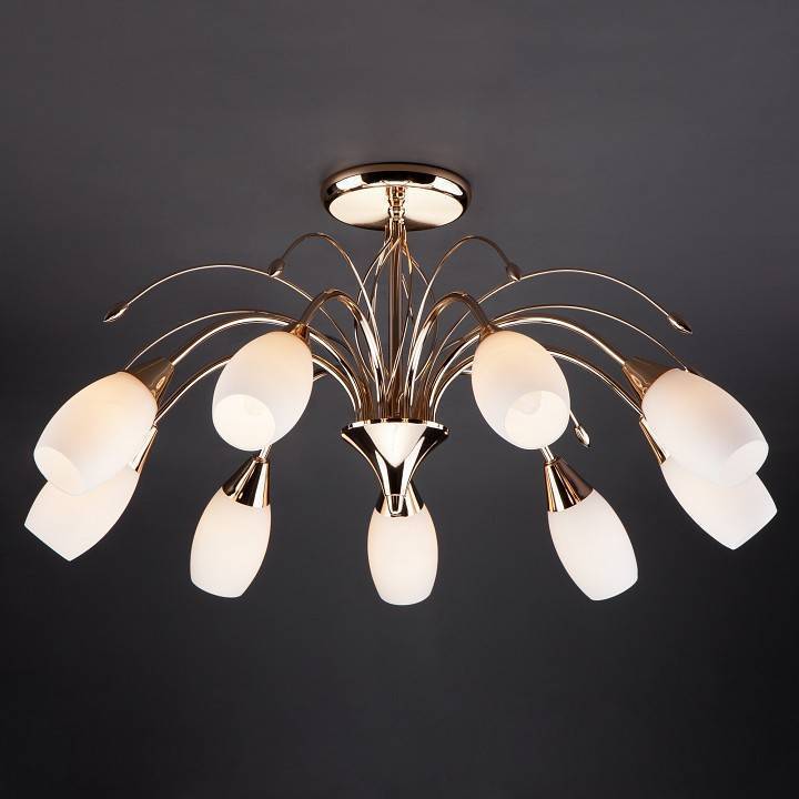 Люстра на штанге Eurosvet Ginevra золото 22080/9