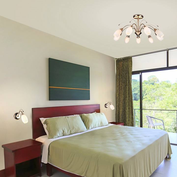 Люстра на штанге Eurosvet Ginevra золото 22080/9