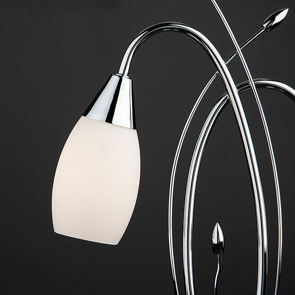 Настольная лампа декоративная Eurosvet Ginevra 22080/2T хром 22080/2T