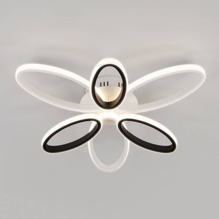 Потолочная люстра Eurosvet Blade 90137/6 белый/черный 65 Вт 90137/6