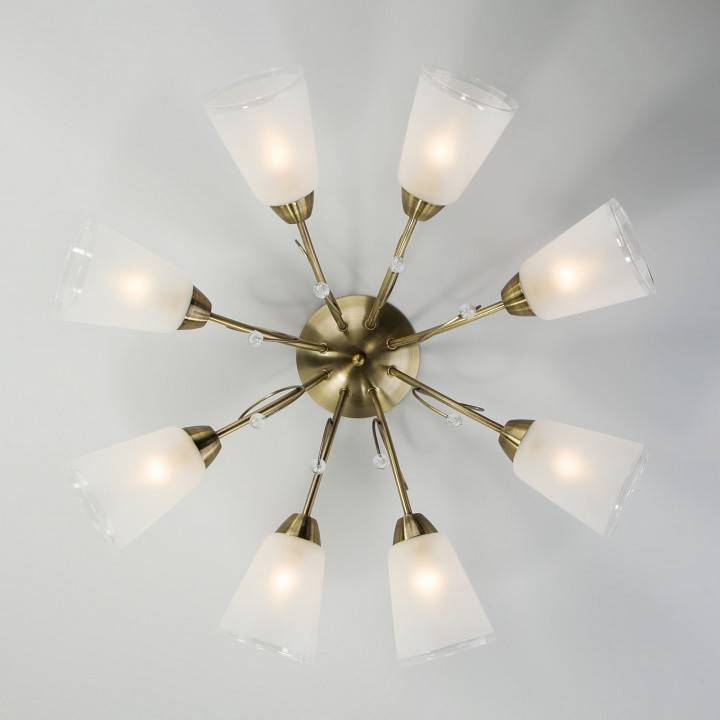 Потолочная люстра Eurosvet Patrice 30150/8 античная бронза 30150/8