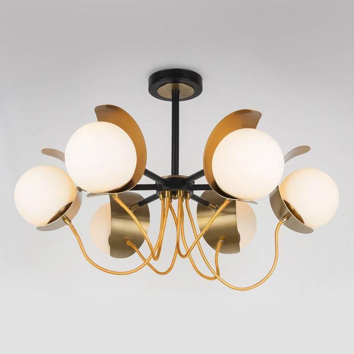 Люстра на штанге Eurosvet Amato 70110/6 черный 70110/6