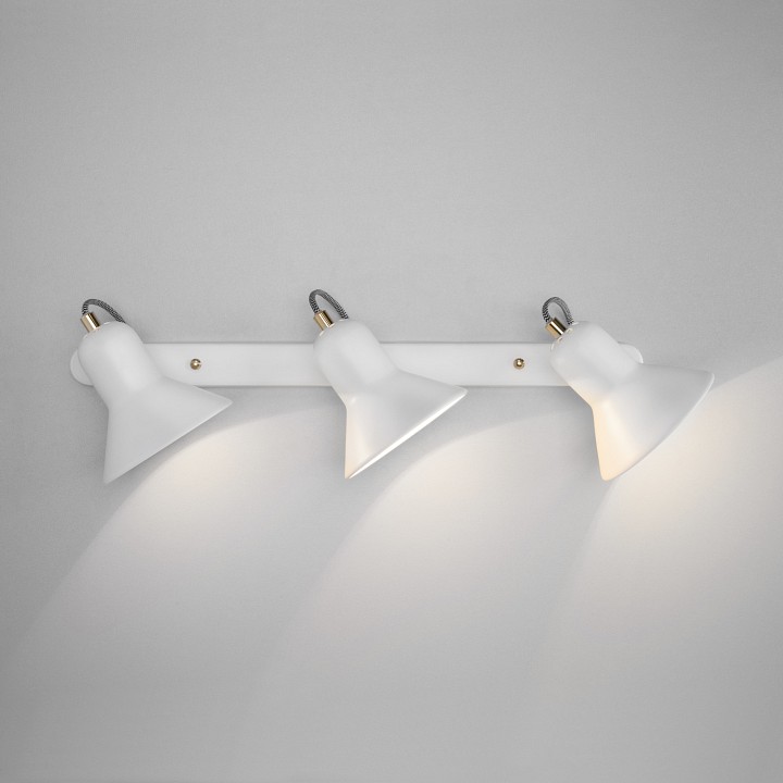 Спот Eurosvet Canotier белый/золото 20083/3