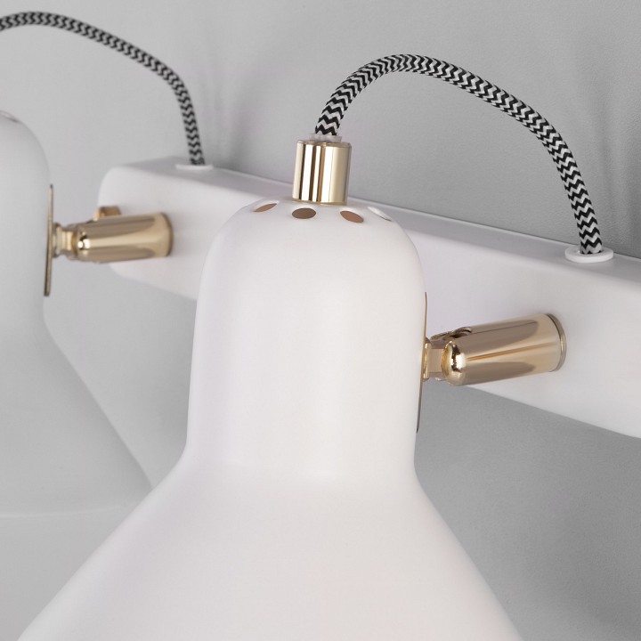 Спот Eurosvet Canotier белый/золото 20083/3