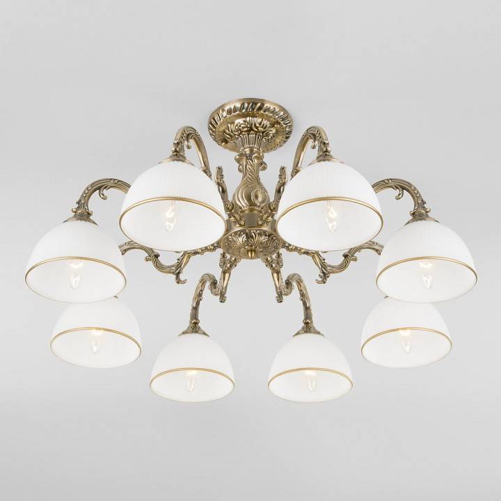 Люстра на штанге Eurosvet Caldera 60106/8 античная бронза 60106/8