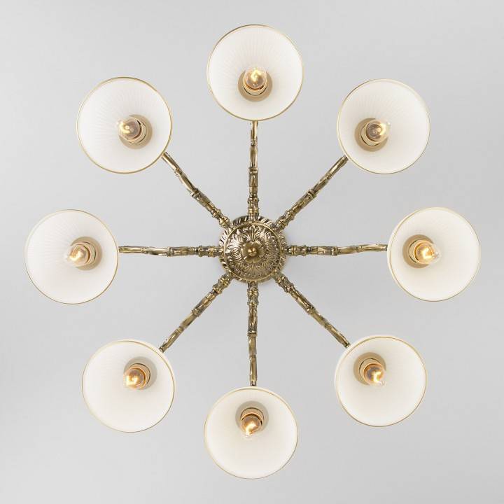 Люстра на штанге Eurosvet Caldera 60106/8 античная бронза 60106/8