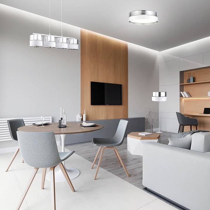 Накладной светильник TK Lighting Hilton Silver 4179