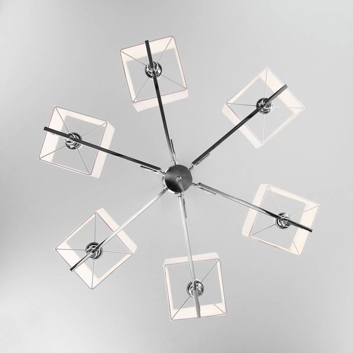 Подвесная люстра Eurosvet Alma хром 60115/6