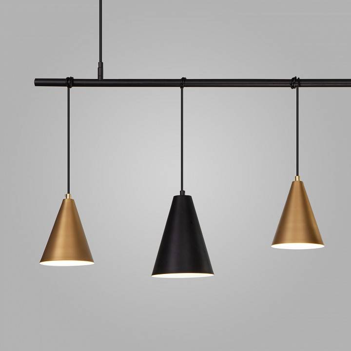 Подвесной светильник Eurosvet Castle 50088/5 черный/золото 50088/5 черный/золото