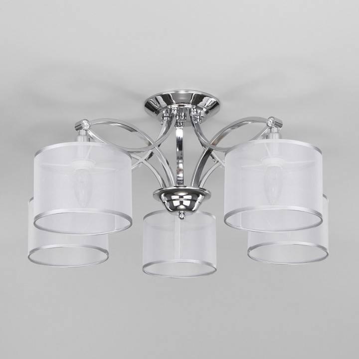 Люстра на штанге Eurosvet Fabiola Smart хром 60124/5