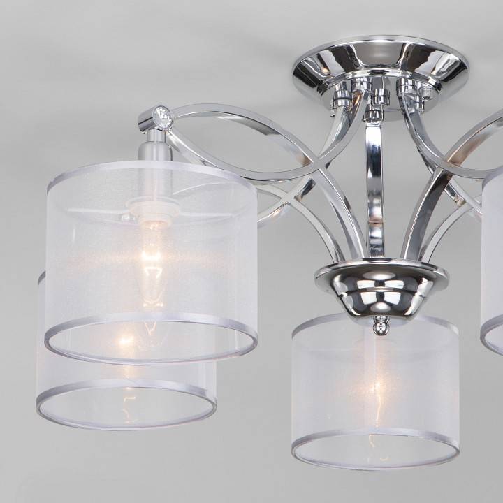 Люстра на штанге Eurosvet Fabiola Smart хром 60124/5