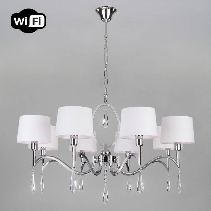 Подвесная люстра Eurosvet Madera 10127/8 хром Strotskis Smart 10127/8