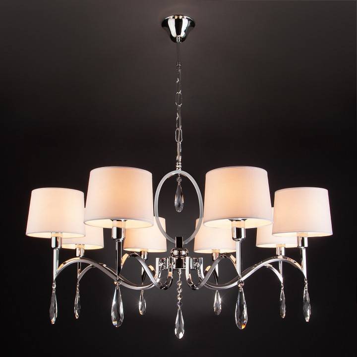 Подвесная люстра Eurosvet Madera 10127/8 хром Strotskis Smart 10127/8