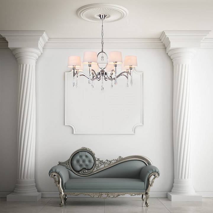 Подвесная люстра Eurosvet Madera 10127/8 хром Strotskis Smart 10127/8