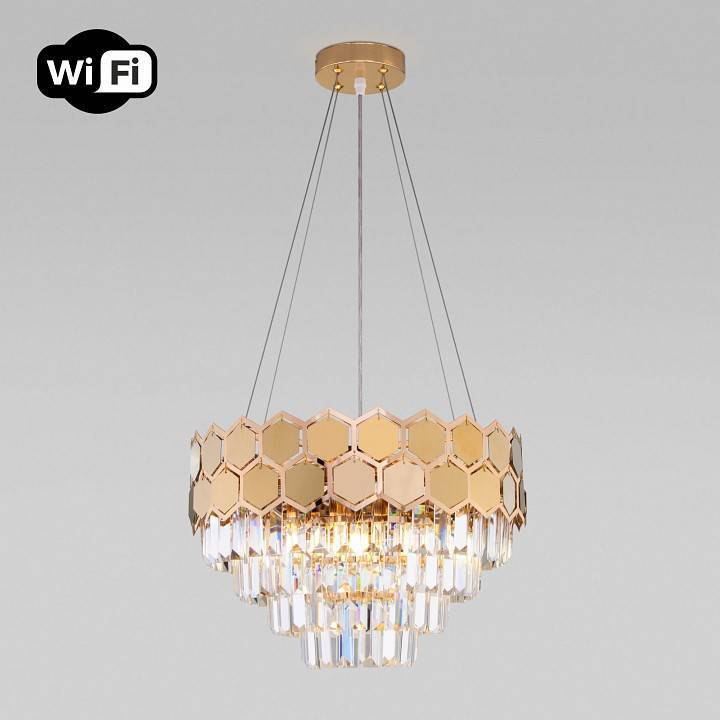 Подвесной светильник Eurosvet Ariana 10124/5 Strotskis Smart золото 10124/5 золото