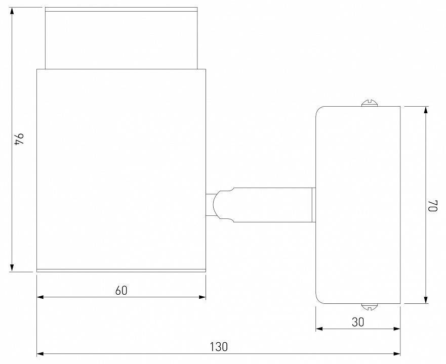 Бра Eurosvet Morgan 20124/1 белый