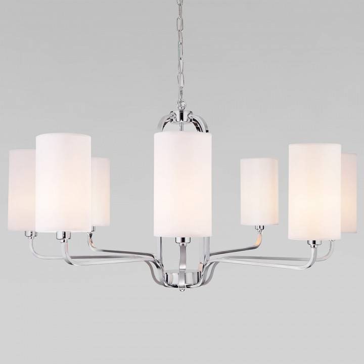 Подвесная люстра Eurosvet Purezza 60128/8 хром 60128/8