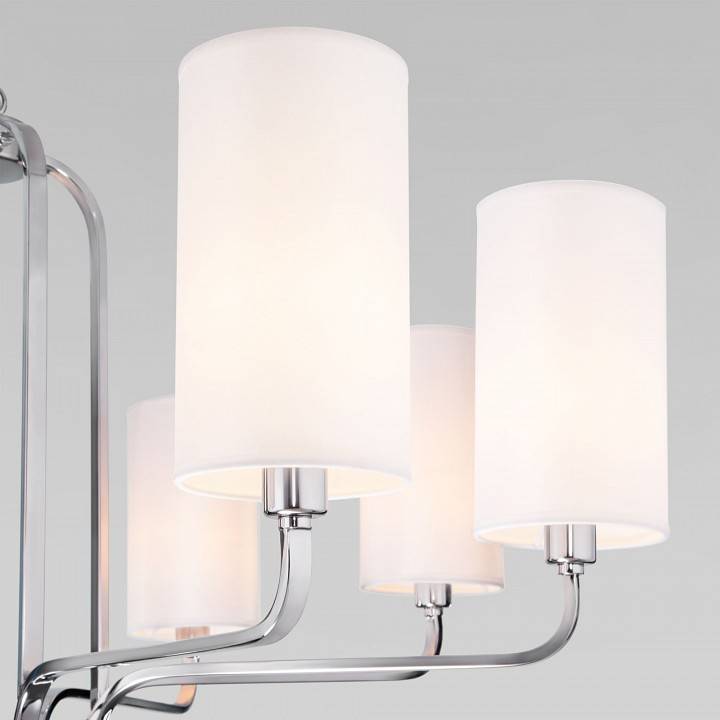 Подвесная люстра Eurosvet Purezza 60128/8 хром 60128/8