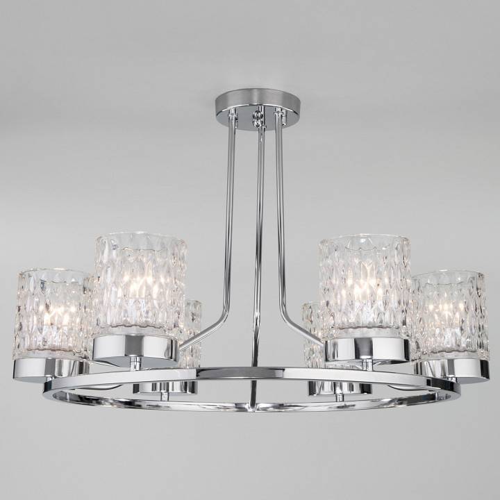 Люстра на штанге Eurosvet Calle 60127/6 хром 60127/6