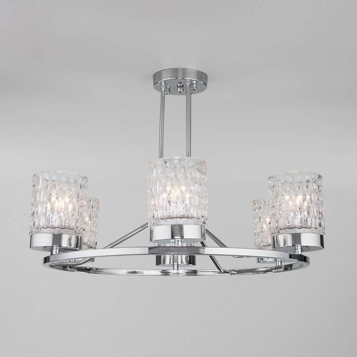 Люстра на штанге Eurosvet Calle 60127/6 хром 60127/6