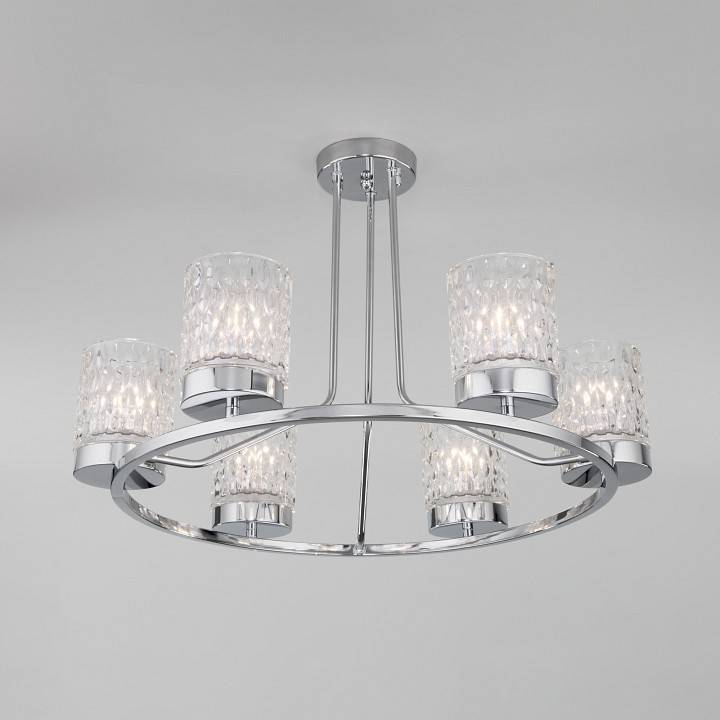 Люстра на штанге Eurosvet Calle 60127/6 хром 60127/6