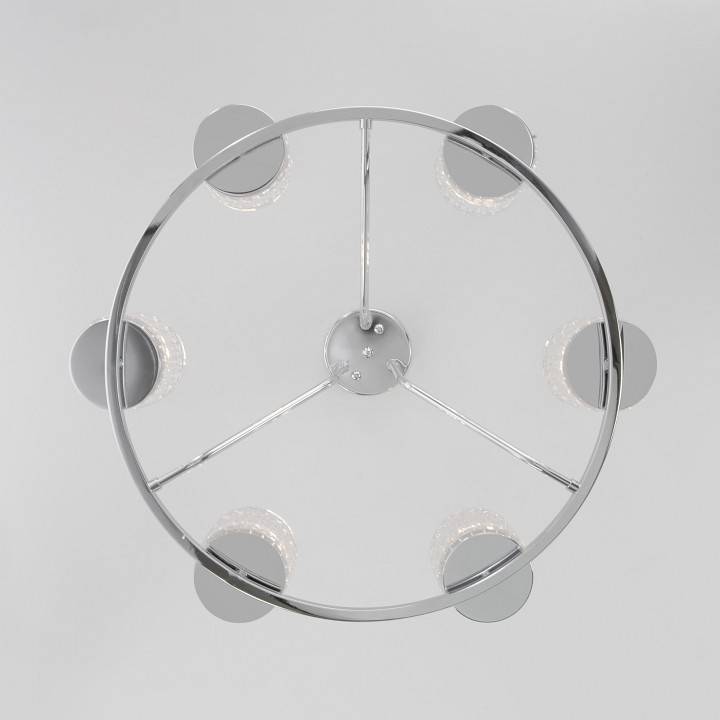 Люстра на штанге Eurosvet Calle 60127/6 хром 60127/6