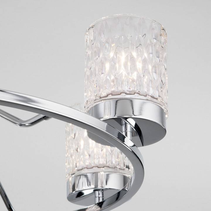 Люстра на штанге Eurosvet Calle 60127/6 хром 60127/6