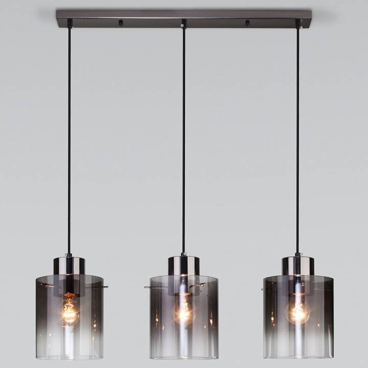 Подвесной светильник Eurosvet Trim дымчатый 50227/3