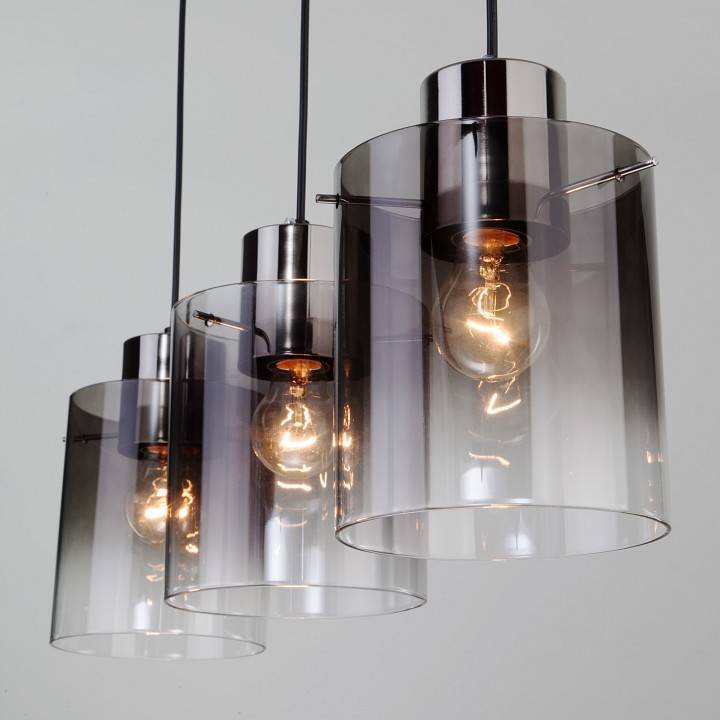 Подвесной светильник Eurosvet Trim дымчатый 50227/3