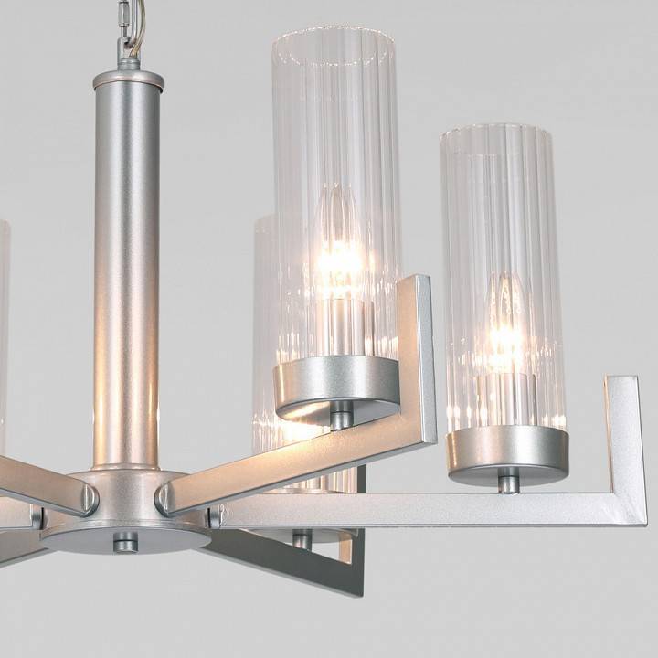 Подвесная люстра Eurosvet Arganie серебро 60133/6