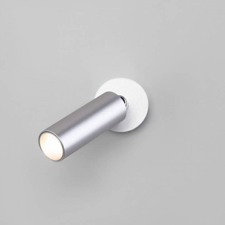 Спот Eurosvet Pin LED серебро 20133/1