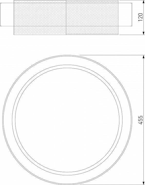 Накладной светильник Eurosvet Imperio черный/золото Smart 90286/1