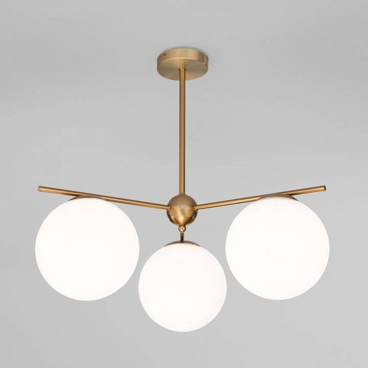 Люстра на штанге Eurosvet Marbella 60147/3 латунь