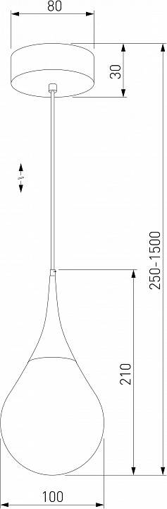 Подвесной светильник Eurosvet Adour a063855