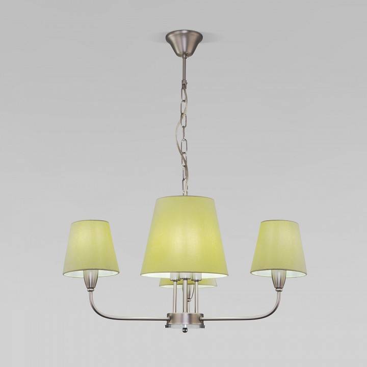 Подвесная люстра Eurosvet Milos 60153/6 никель 60153/6